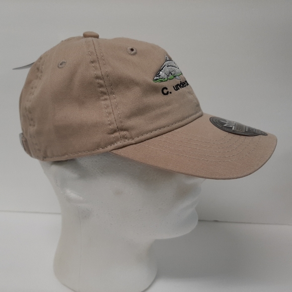 Snook Hat Cap Adjustable Beige Cotton Embroidered - Picture 5 of 7